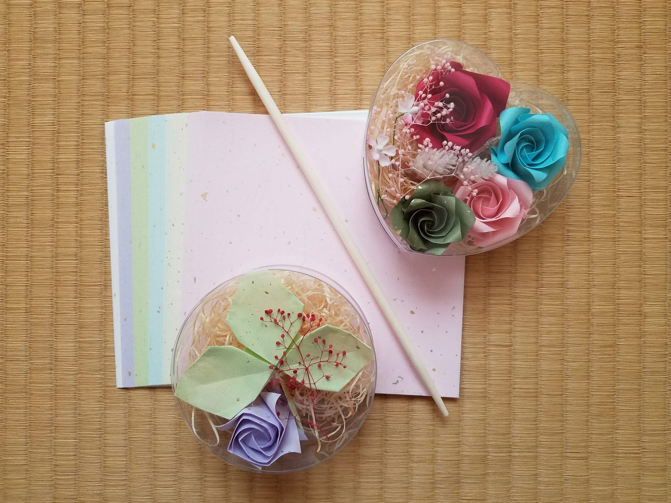 【折り紙のバラ】文京区春日の古民家で第二回目開催！折るごとに心が整うバラ折り教室